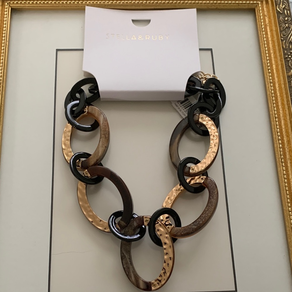 Stella & Ruby Multi-Tone Chain Necklace
